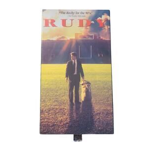 Rudy VHS video tape, used, Sean Astin, Ned Beatty, Charles S. Dutton Football